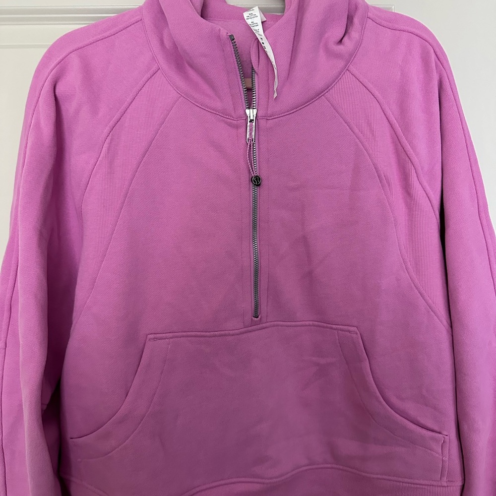 Pink Half-Zip Pullover